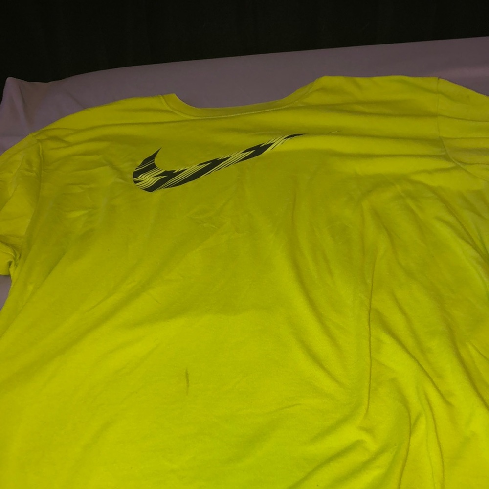 Yellow Nike tee